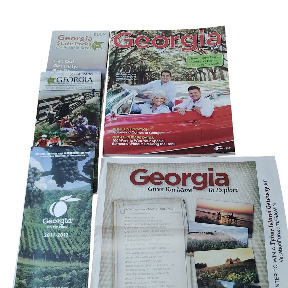 Georgia Travel Ephemera Collection - Vacations & Trips - Vintage Memorabilia